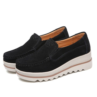 Buty codzienne Slip On Leather Low Top Flats