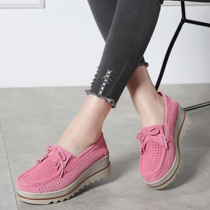 Buty codzienne Slip On Leather Low Top Flats