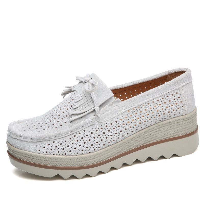 Buty codzienne Slip On Leather Low Top Flats